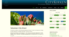 Desktop Screenshot of citykirken.dk