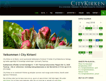Tablet Screenshot of citykirken.dk